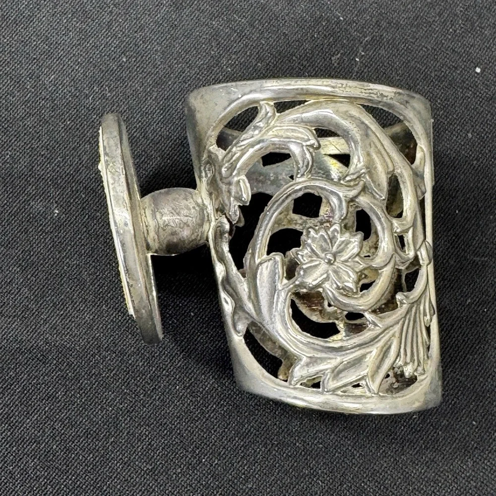 Vintage Silver Plated‎ Mountable Candle Holder